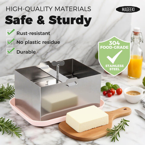 Mageeki Tofu Press adjustable screw rod lets you dial firmness precisely.
