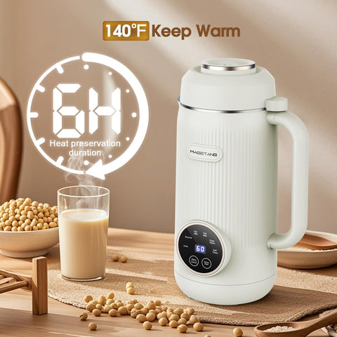 MAGETANG soy milk mode 28oz enables smooth soy milk at home