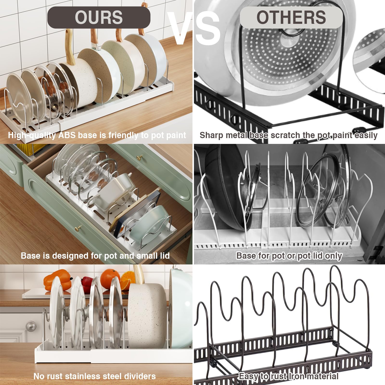 Magheo ventilated design promotes airflow to prevent moisture buildup.