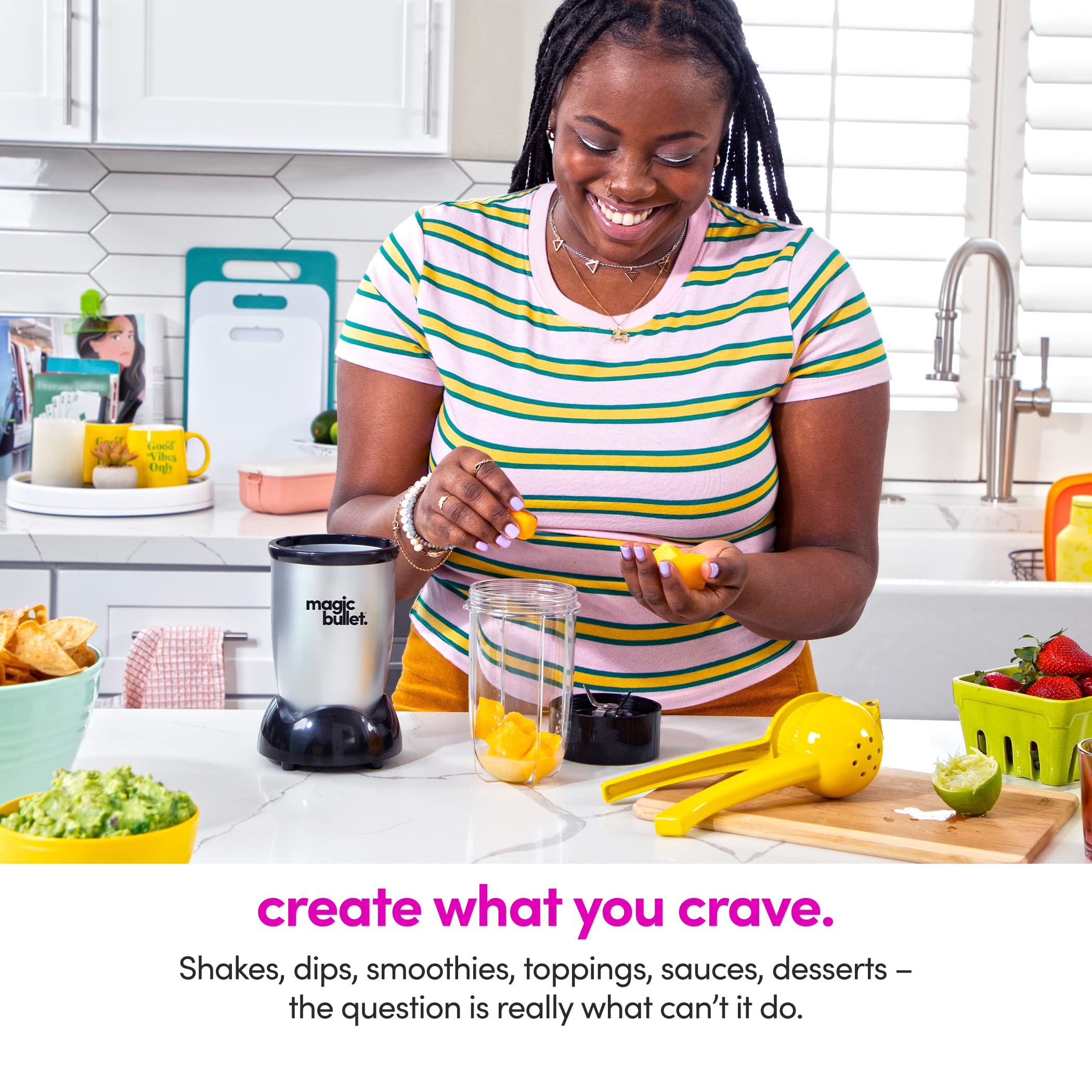 Magic Bullet Stay-Fresh lids keep leftovers sealed and fresh