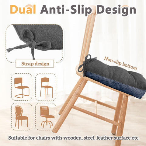 Magic Elephant non-slip bottom and ties prevent slipping during meals