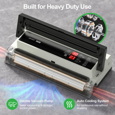 MAGIC SEAL 16in auto cooling system indicator demonstrates uninterrupted operation
