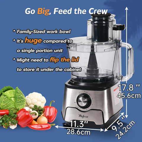 Magiccos XL work bowl ready for large-batch processing