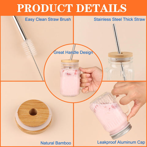 Magicsky jars support iced beverages, cocktails, lemonade, and more at gatherings.