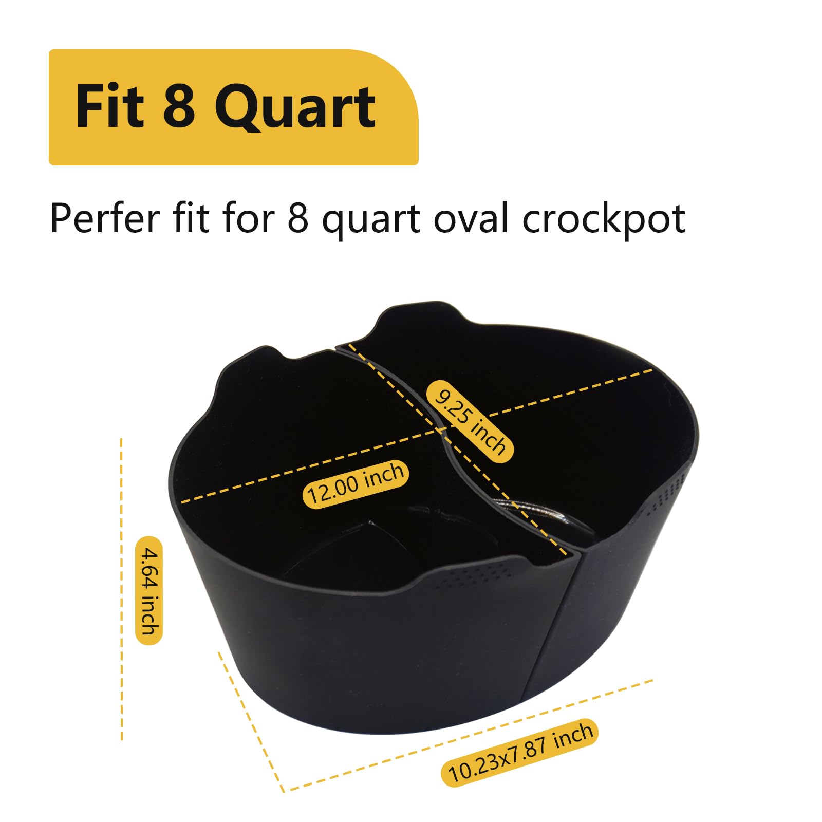 Magikichen 2-in-1 divider insert enables cooking two dishes at once.
