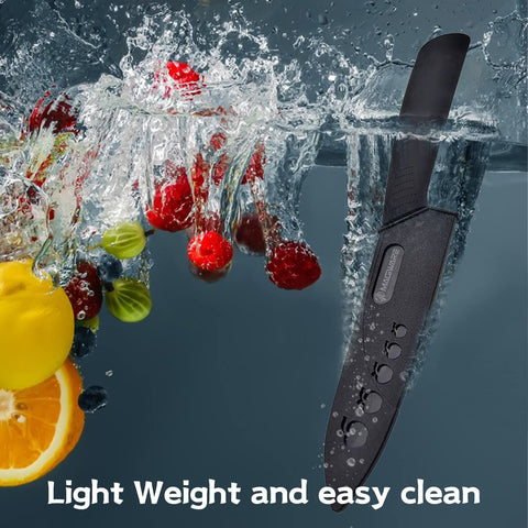 Ergonomic Magiware handle with textured grip for comfortable use.