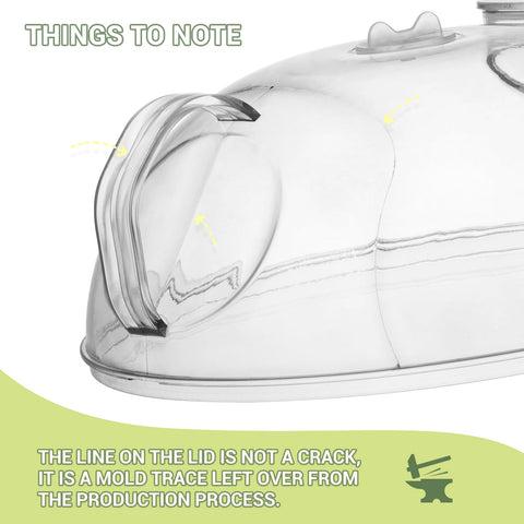 MAGJIUKE BPA-free PC lid stays crystal clear after washing.