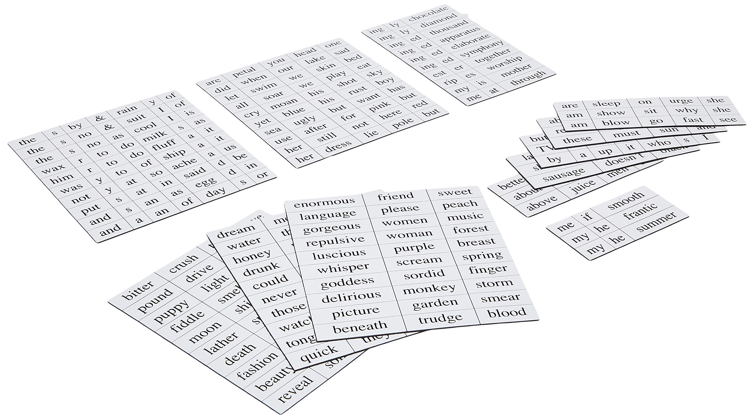Teacher using Magnetic Poetry in a classroom to spark vocabulary and creativity.