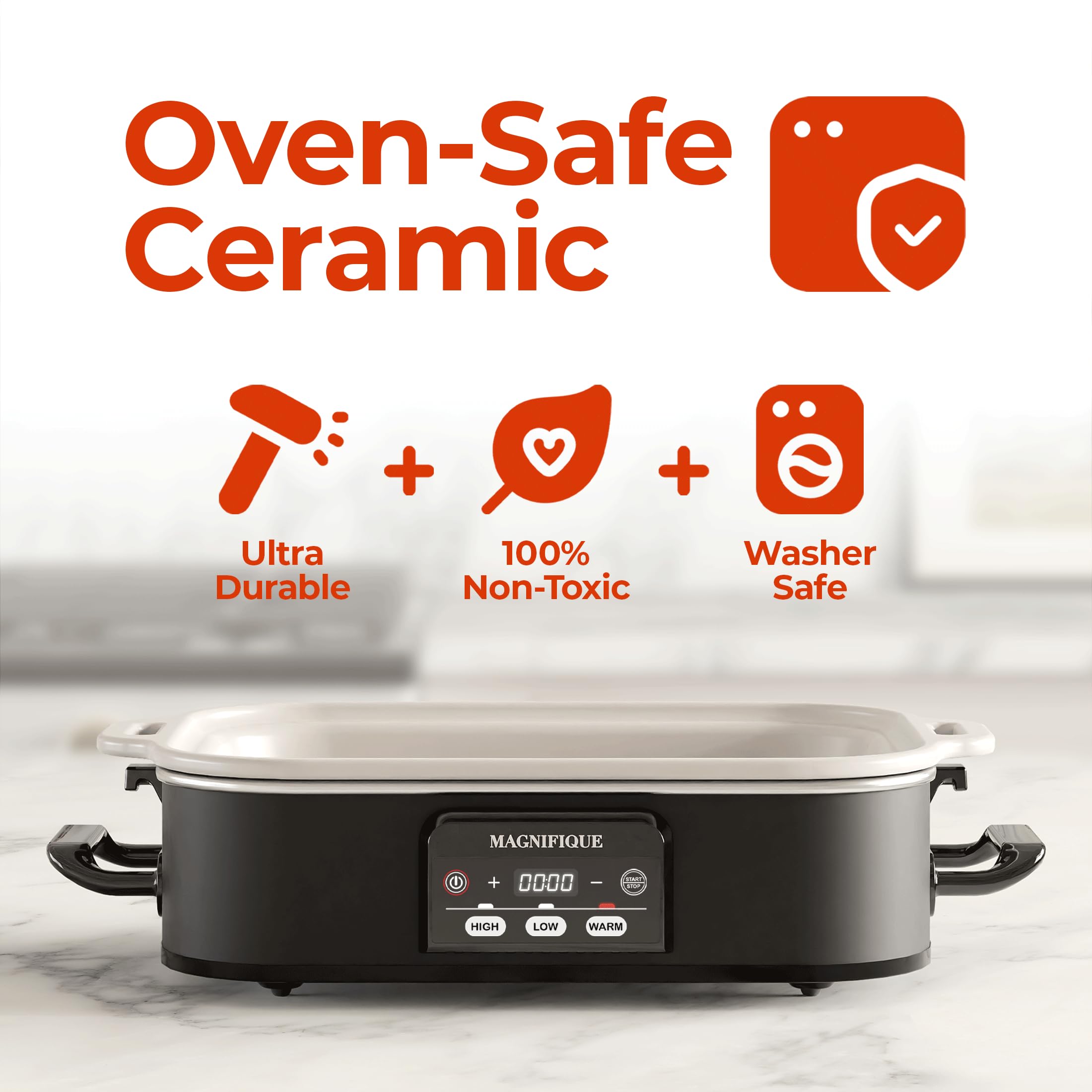 Magnifique Experience Delight digital programmable control for precise timing and temperature.
