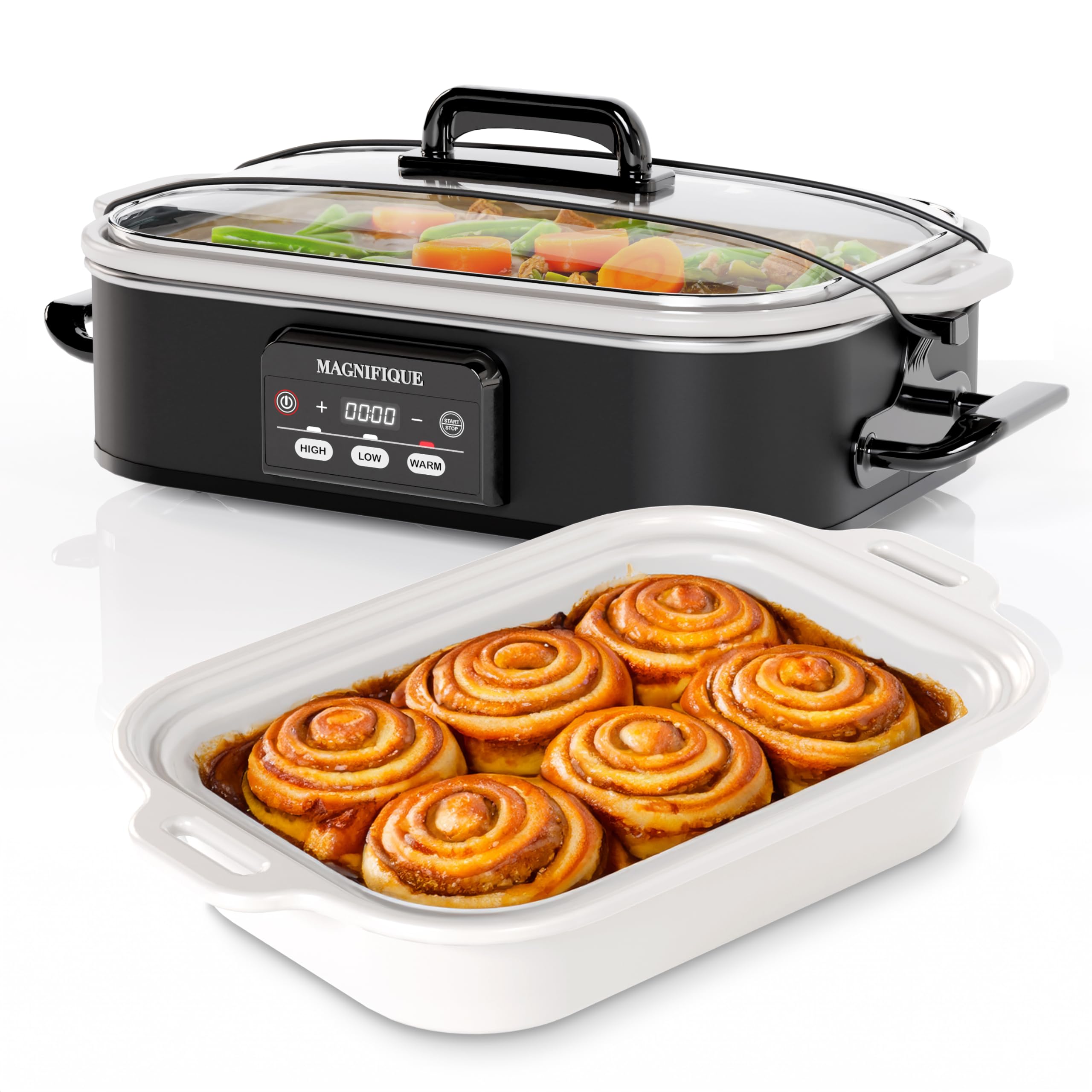 Magnifique Experience Delight oven-safe casserole inner pot for versatile cooking.