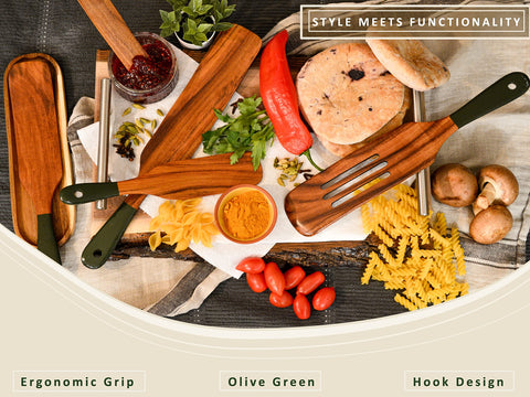 Magnum Opus nonstick-friendly utensils prevent scratches on cookware