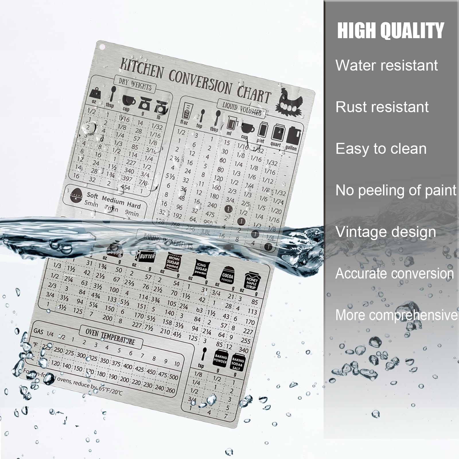 Magrooyar adhesive magnetic sheets attach to metal surfaces for quick reference.