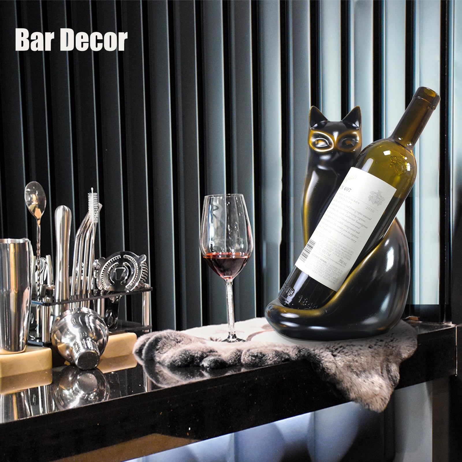 MAIHOM cat wine bottle holder luxury packaging, ideal gift presentation