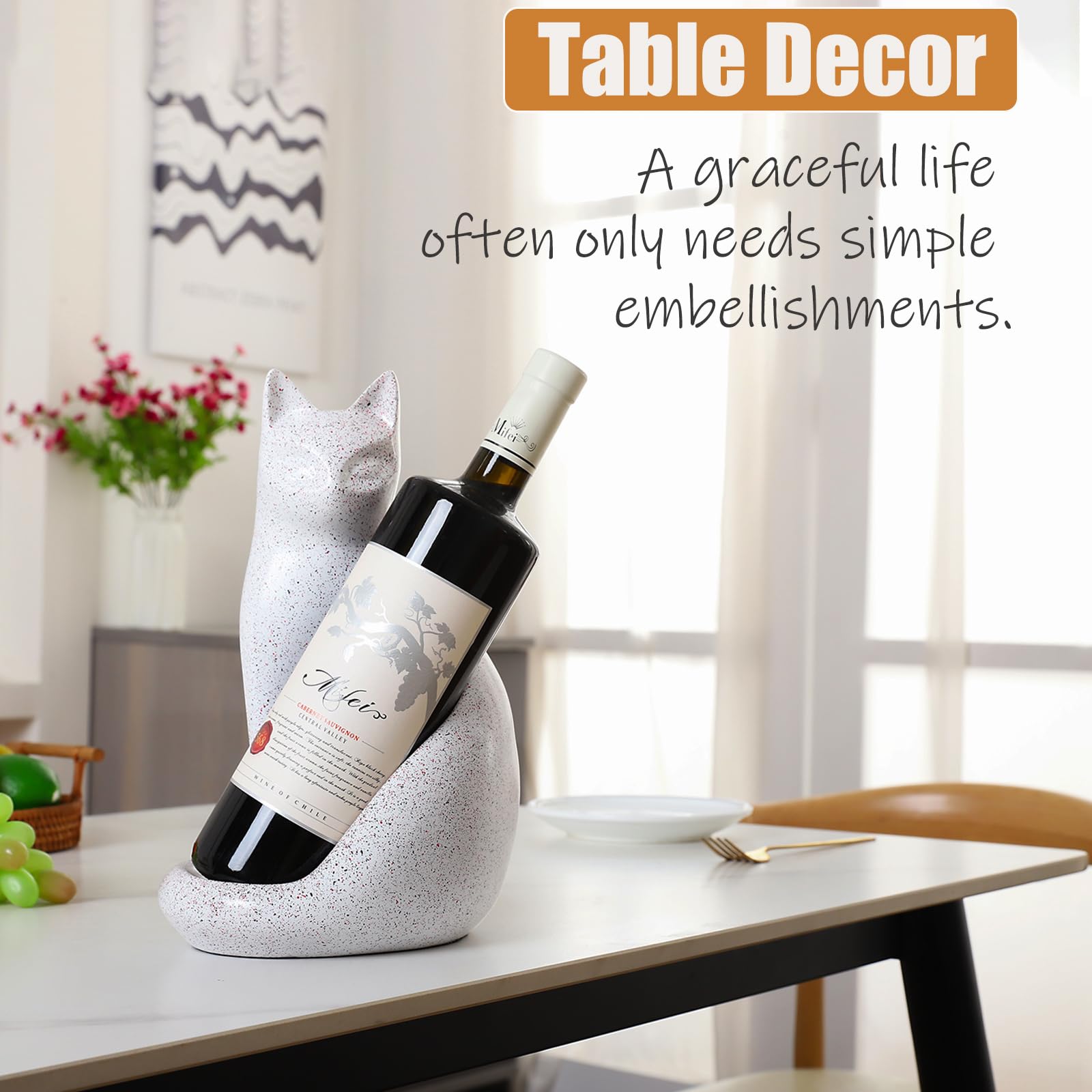 MAIHOM resin wine rack durable and rust-resistant