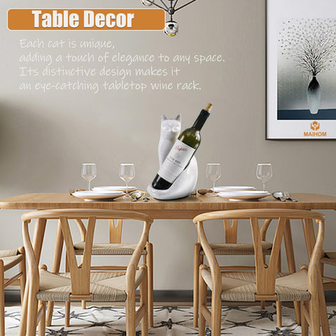 MAIHOM wine bottle holder on tabletop to organize bottles