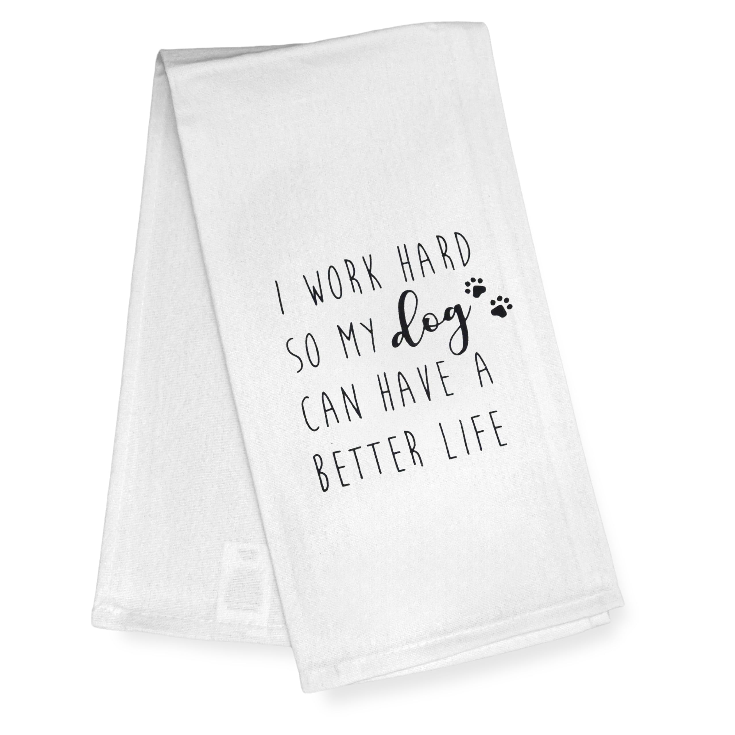 MAINEVENT dog love kitchen towel suits gift-worthy packaging for pet parents.
