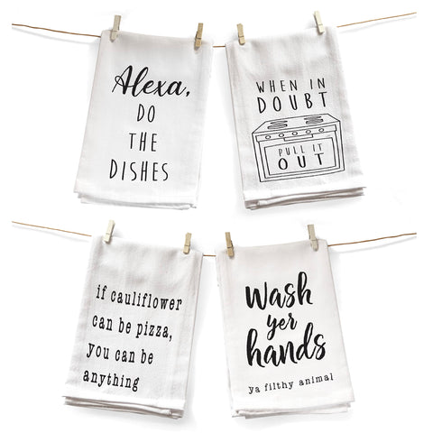 MAINEVENT machine-washable cotton towels simplify cleanup and keep colors vibrant