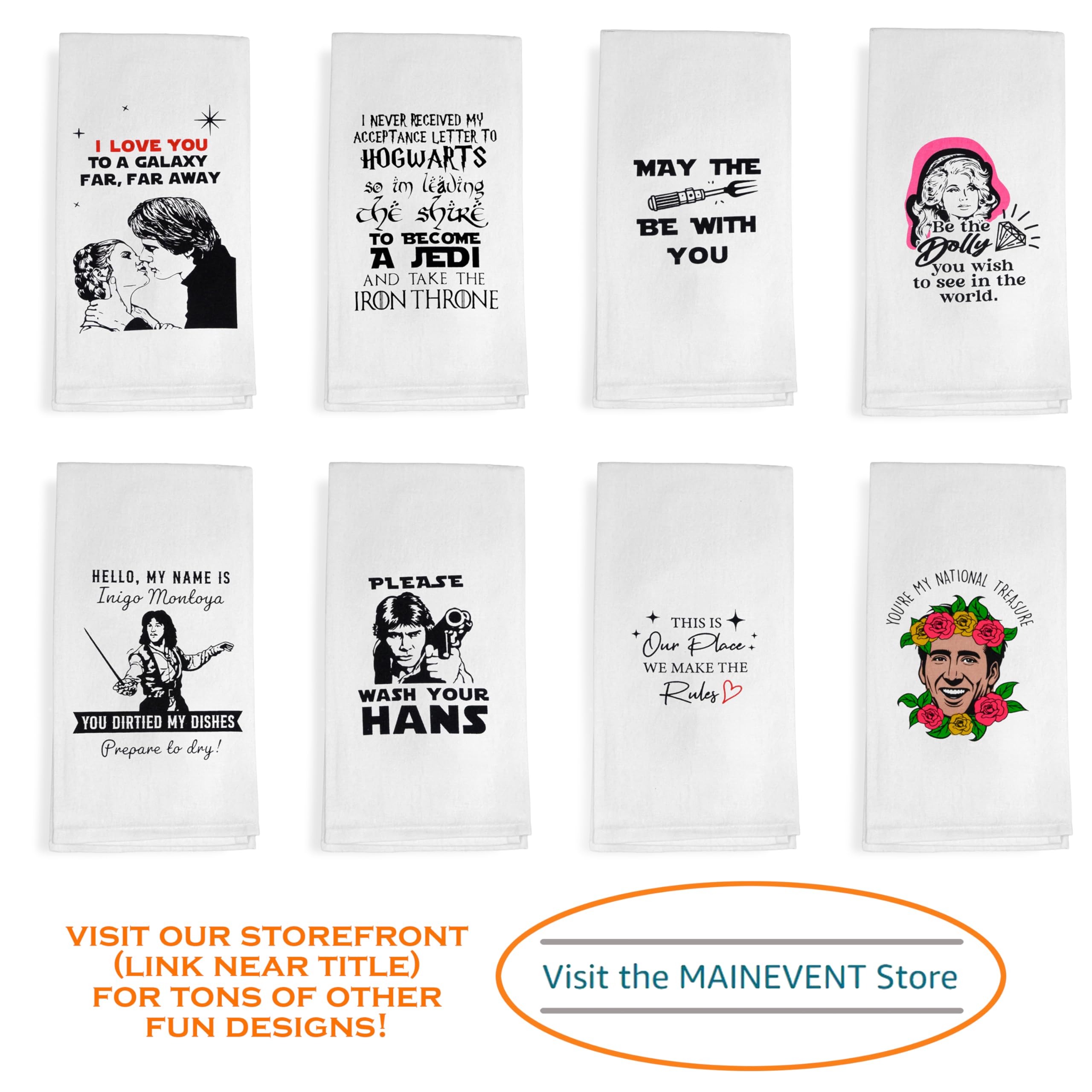 MAINEVENT You Are My National Treasure towel offers soft fabric feel during use