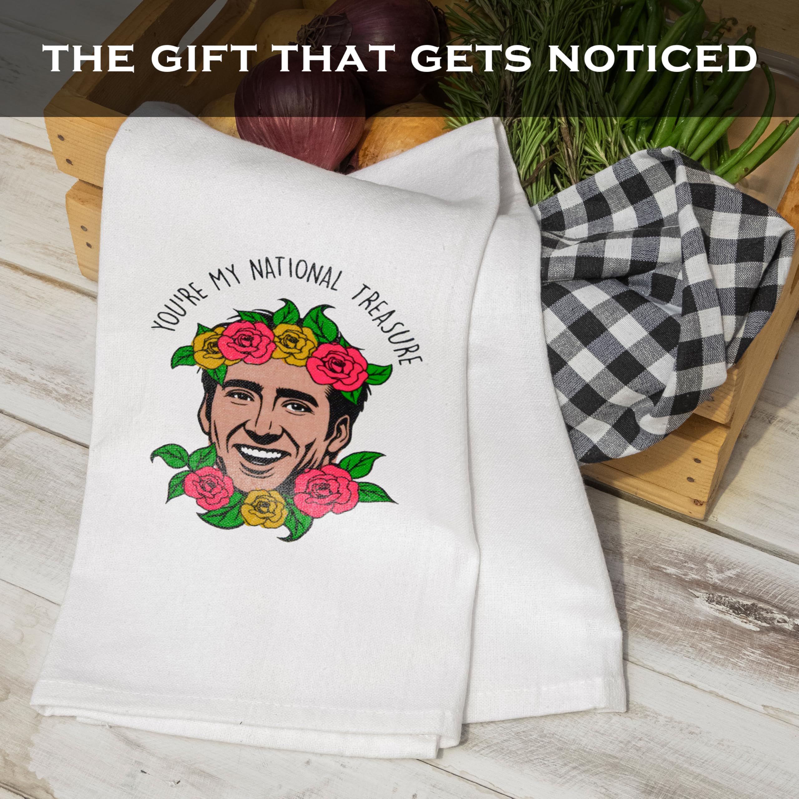 MAINEVENT You Are My National Treasure towel shows neat stitch detail for lasting performance