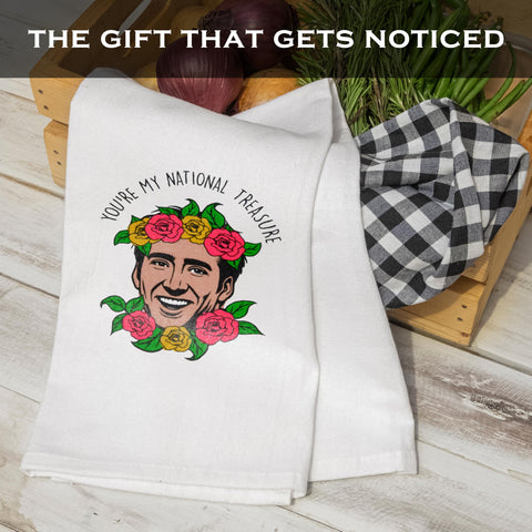 MAINEVENT You Are My National Treasure towel shows neat stitch detail for lasting performance