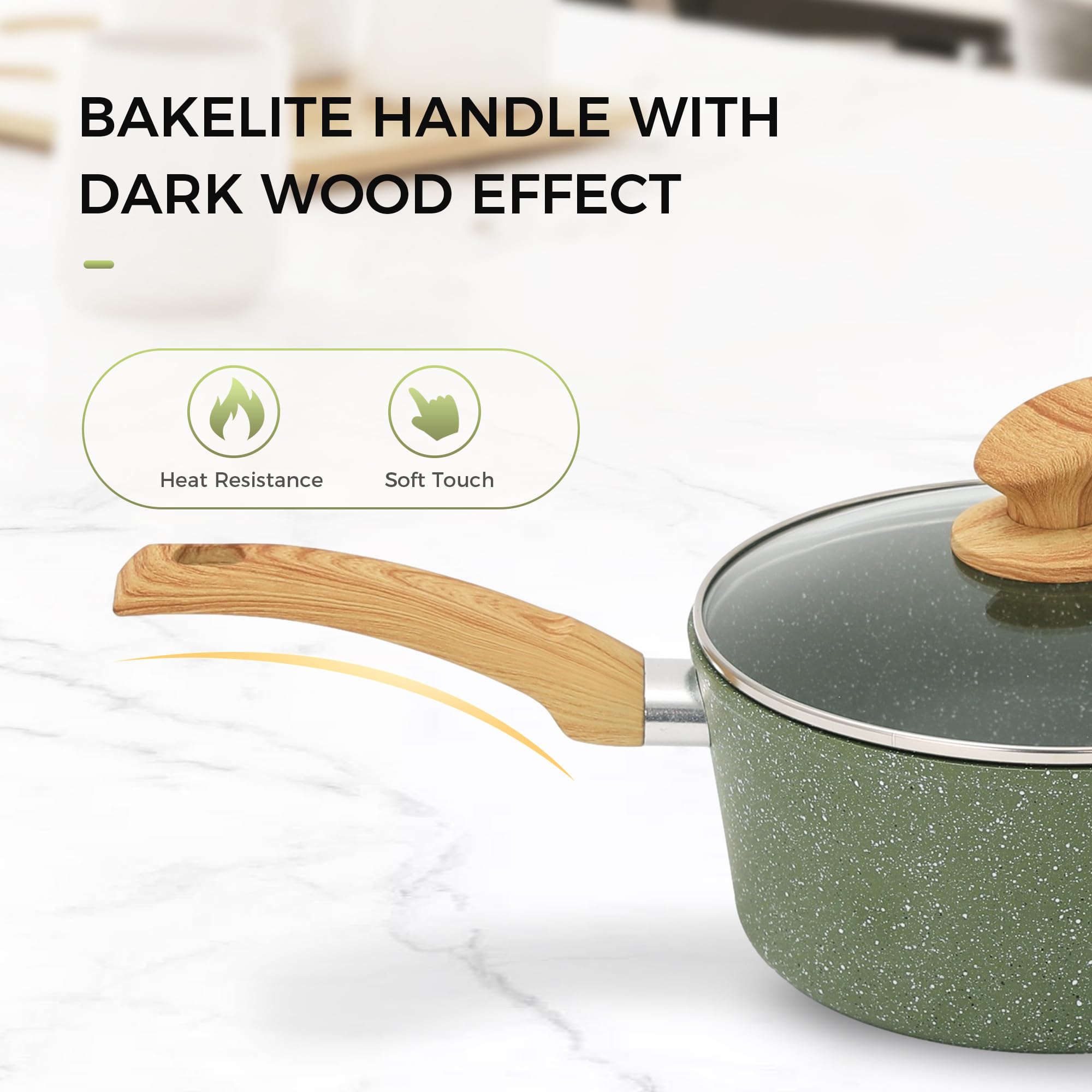 MAISON ARTS 3-quart sauté pan with lid for browning and sautéing