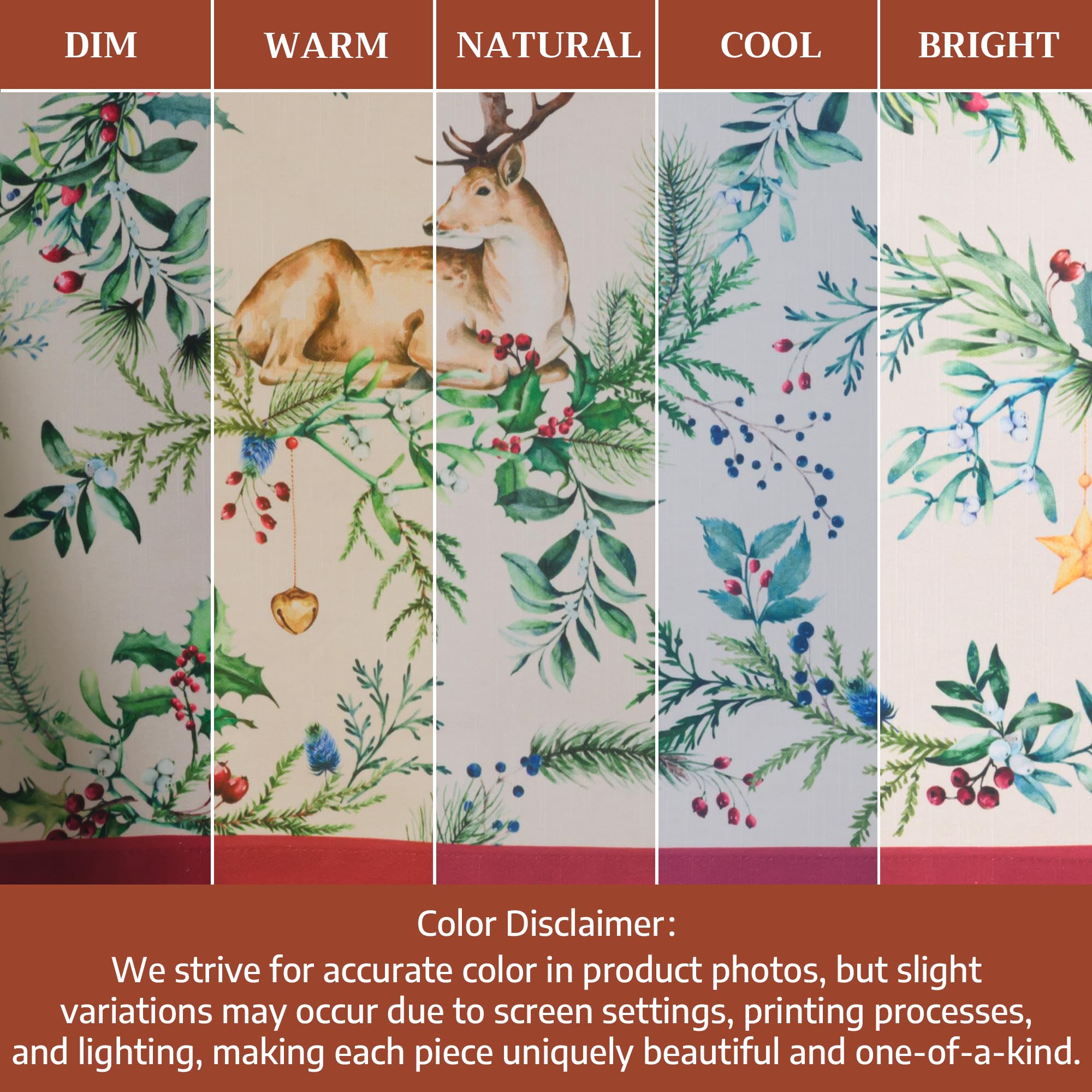 Maison d'Hermine Holly Time cotton weave texture ideal for fall decor