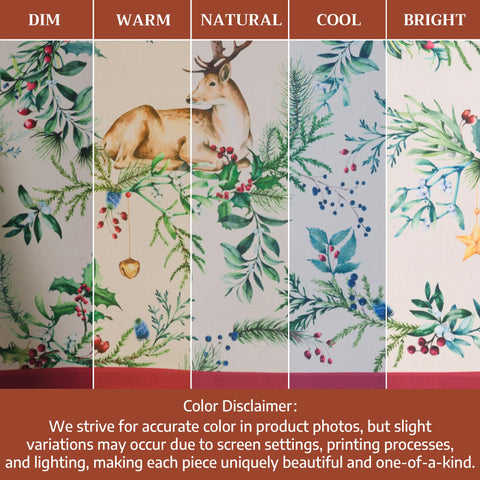 Maison d'Hermine Holly Time cotton weave texture ideal for fall decor