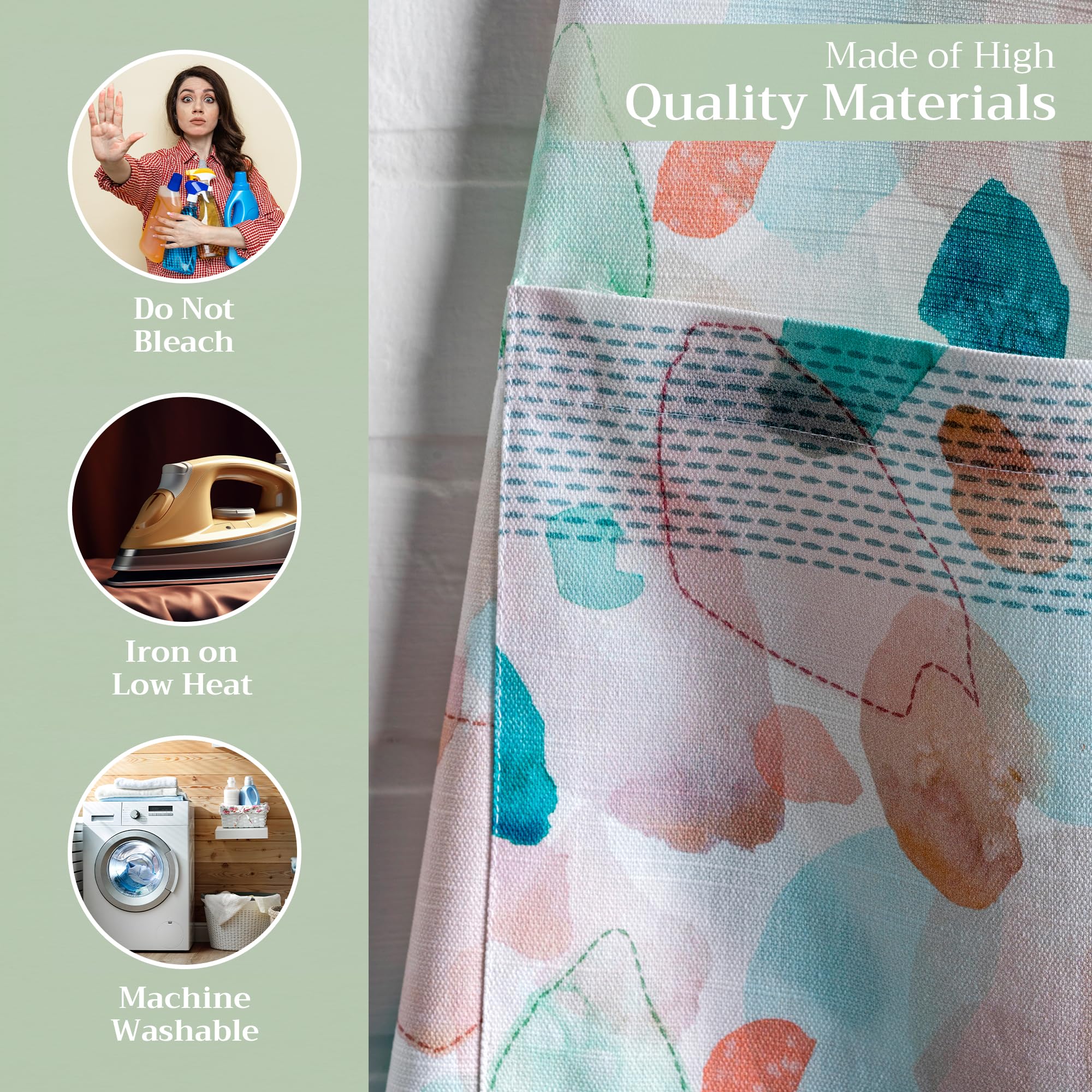 Maison d' Hermine apron adjustable neck strap for a customizable fit.