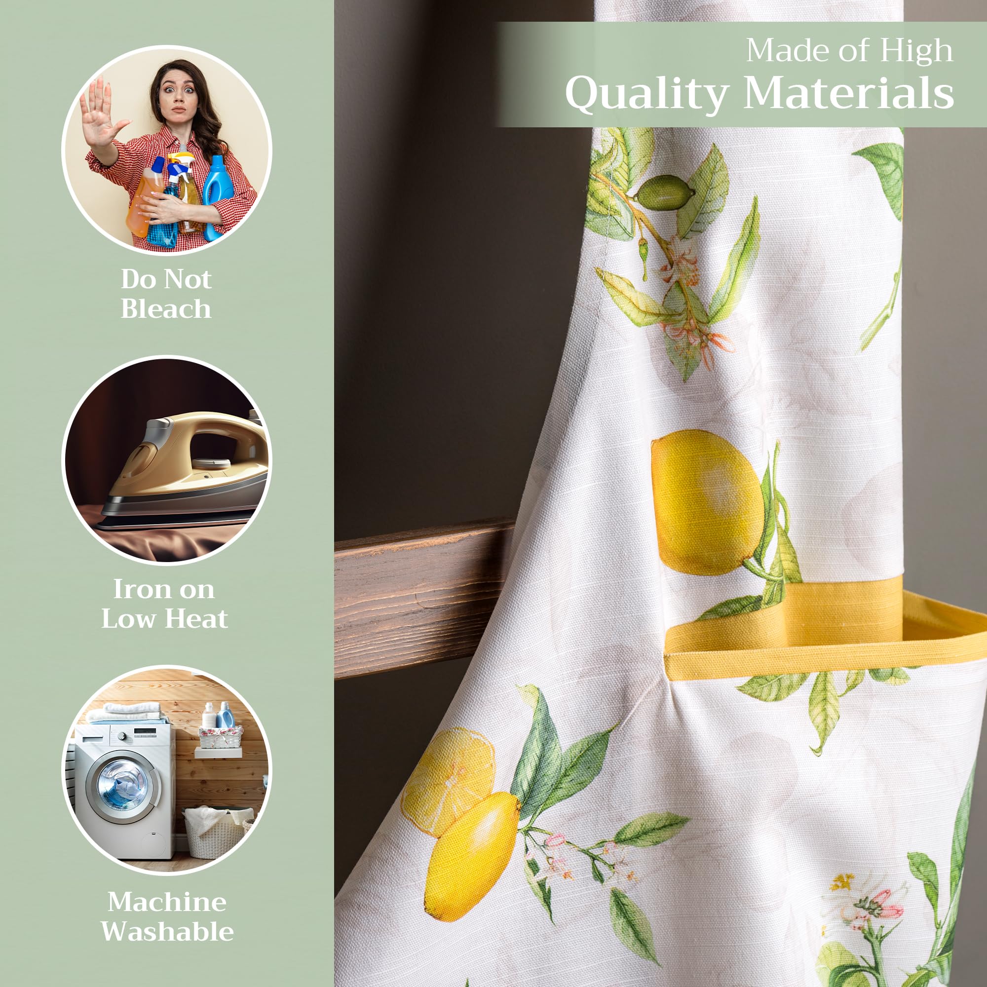 Maison d' Hermine full-coverage fit image; generous size for kitchen and gardening tasks.