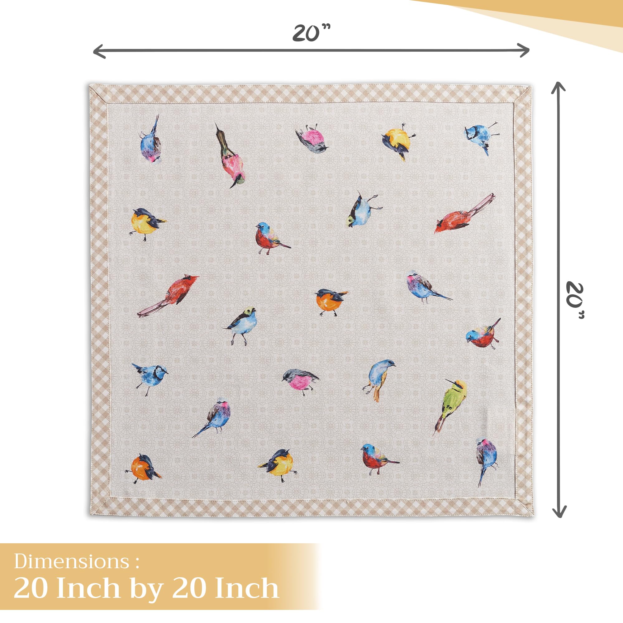 Maison d'Hermine Birdies on Wire detail highlights watercolor charm