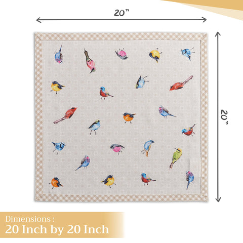 Maison d'Hermine Birdies on Wire detail highlights watercolor charm