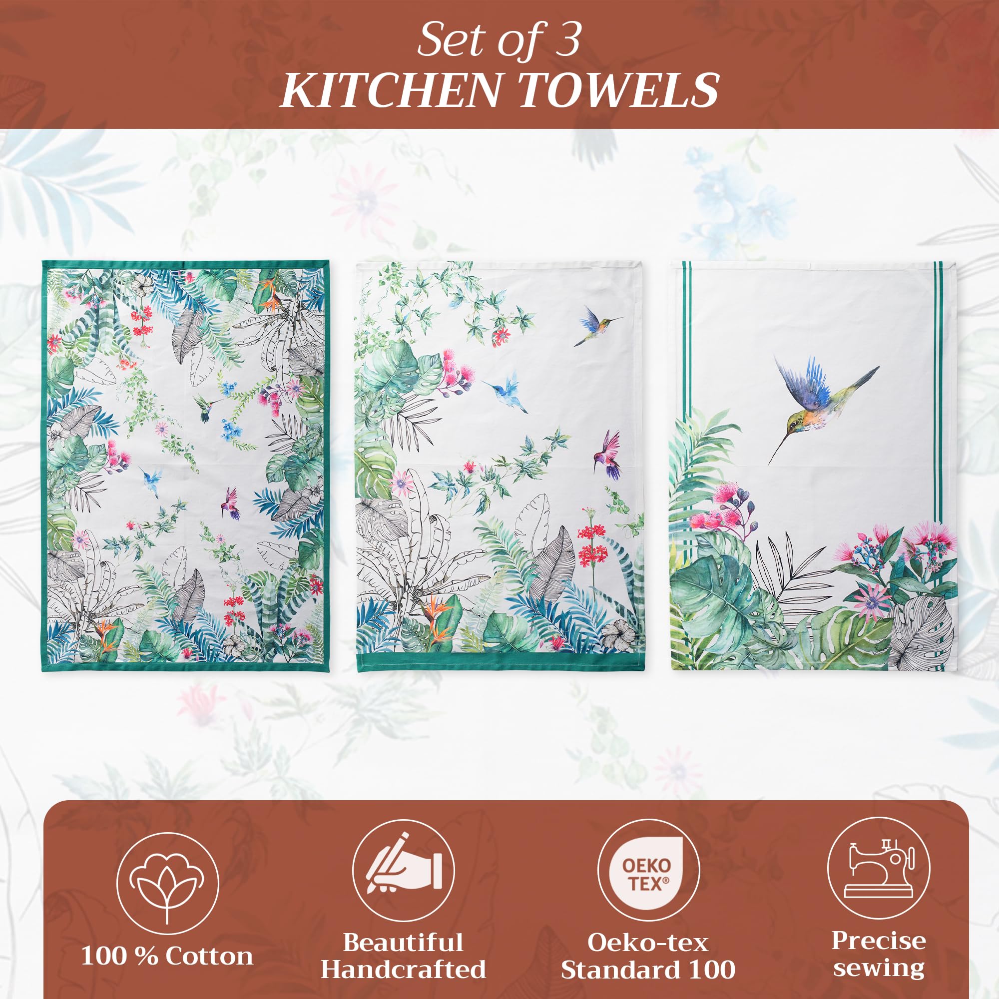 Maison d' Hermine towel closeup shows soft cotton texture and absorbency