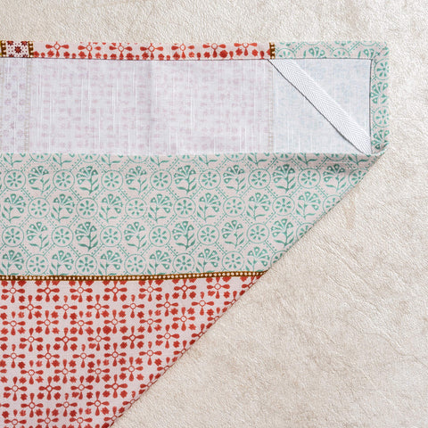 Maison d'Hermine farmhouse kitchen decor enhances any cooking space with colorful patterns.