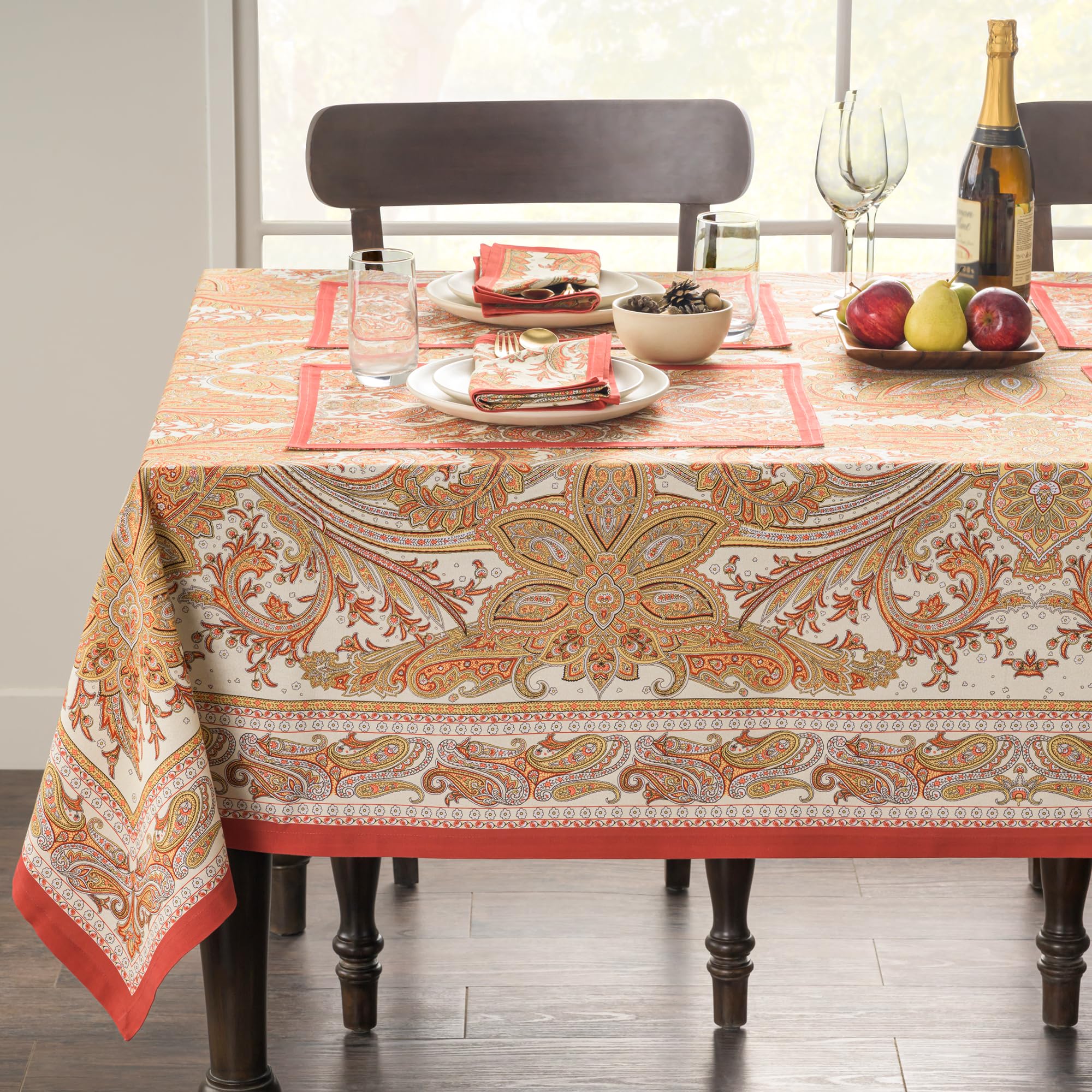 Maison d' Hermine 100% cotton tablecloth easy to care for everyday use