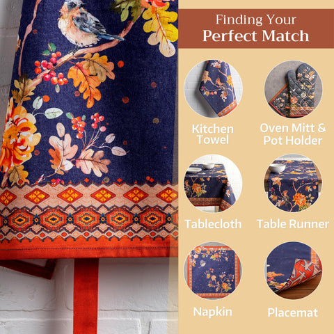 Kelim Infinity apron by Maison d' Hermine ideal for gardening tasks.