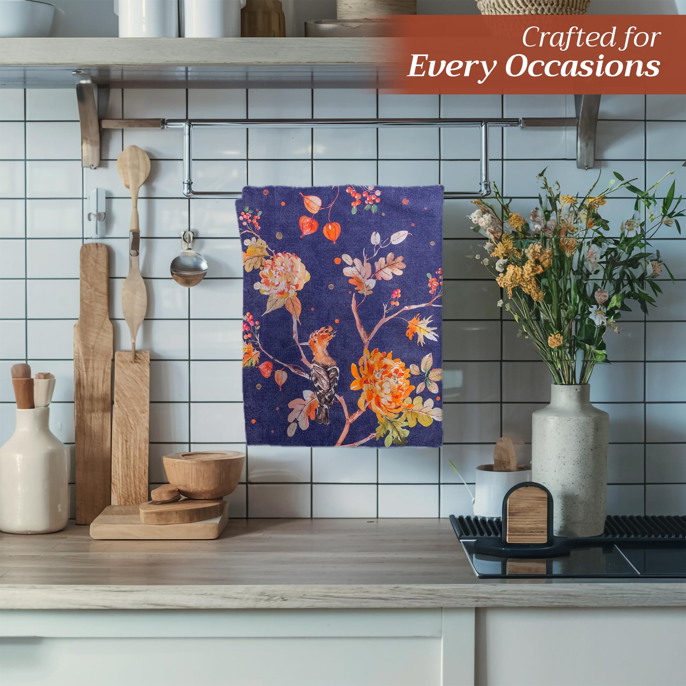100% cotton fabric provides durable softness and absorbency