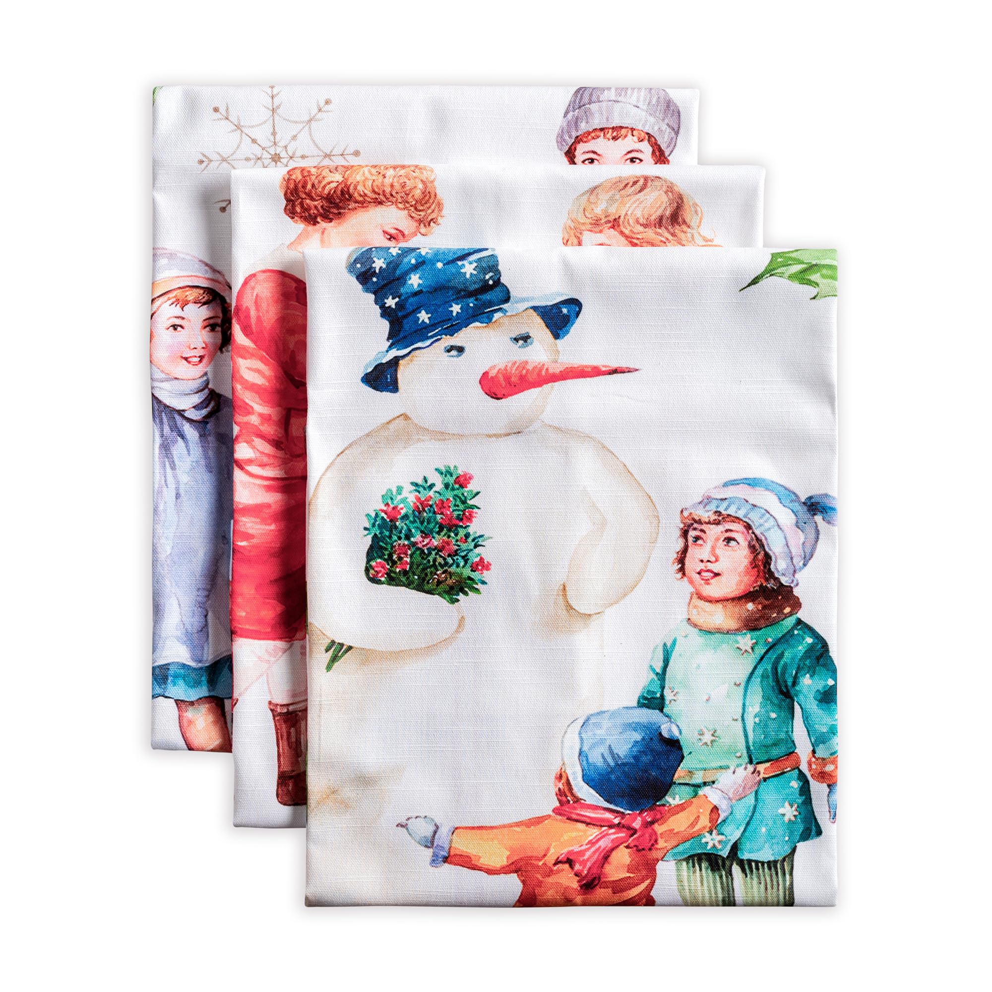 Maison d'Hermine kitchen towel with watercolor design for elegant kitchen decor.