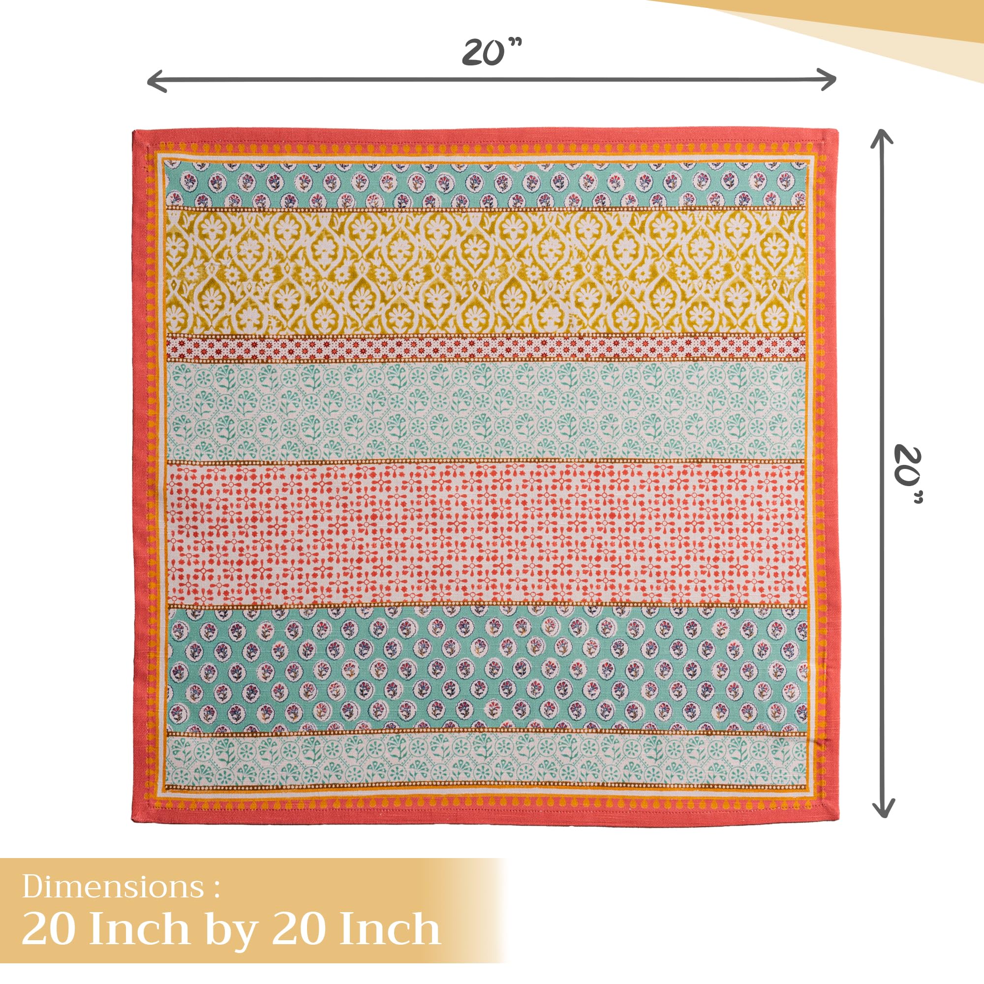 Maison d' Hermine cotton napkins are soft yet durable for everyday use.