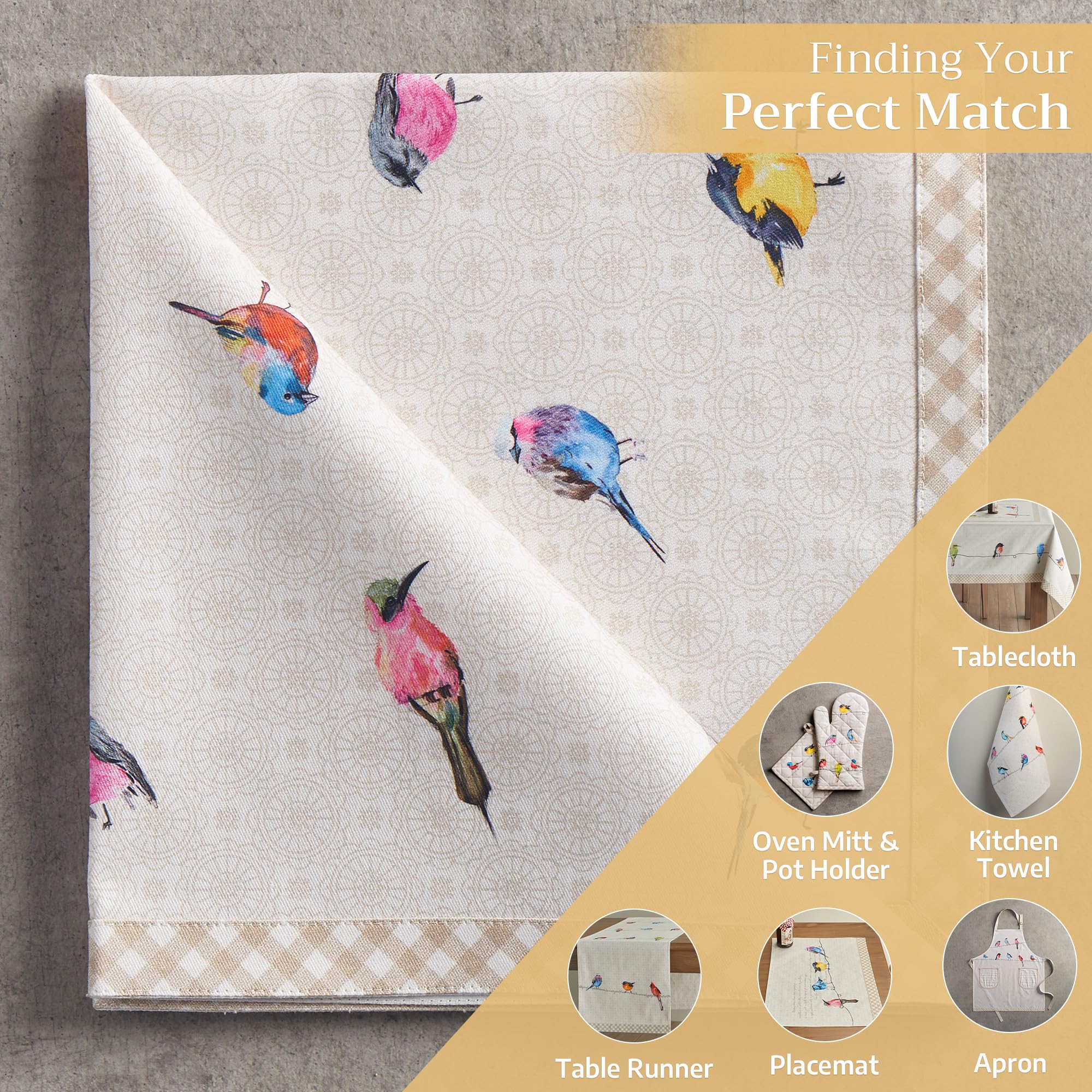 Maison d'Hermine folded napkins on table for elegant dining
