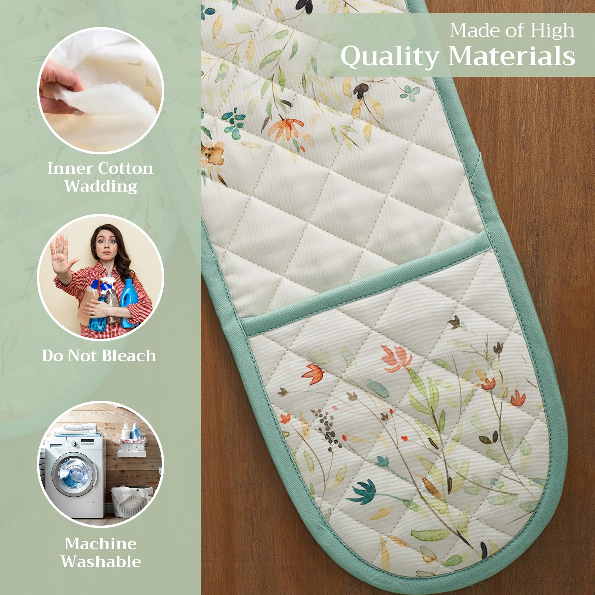 Maison d'Hermine oven mitt hanging loop for easy storage