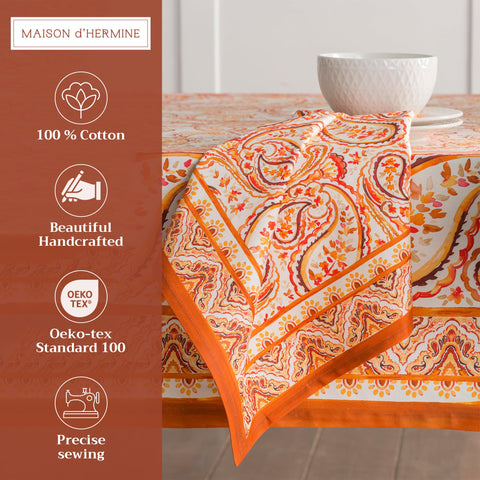 Maison d'Hermine Palatial Paisley napkin 20x20 elevates Christmas dinners.