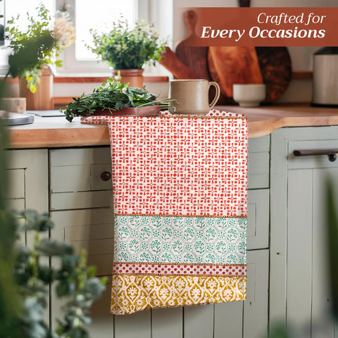 Maison d'Hermine picnic cloth doubles as practical outdoor napkins and place settings.