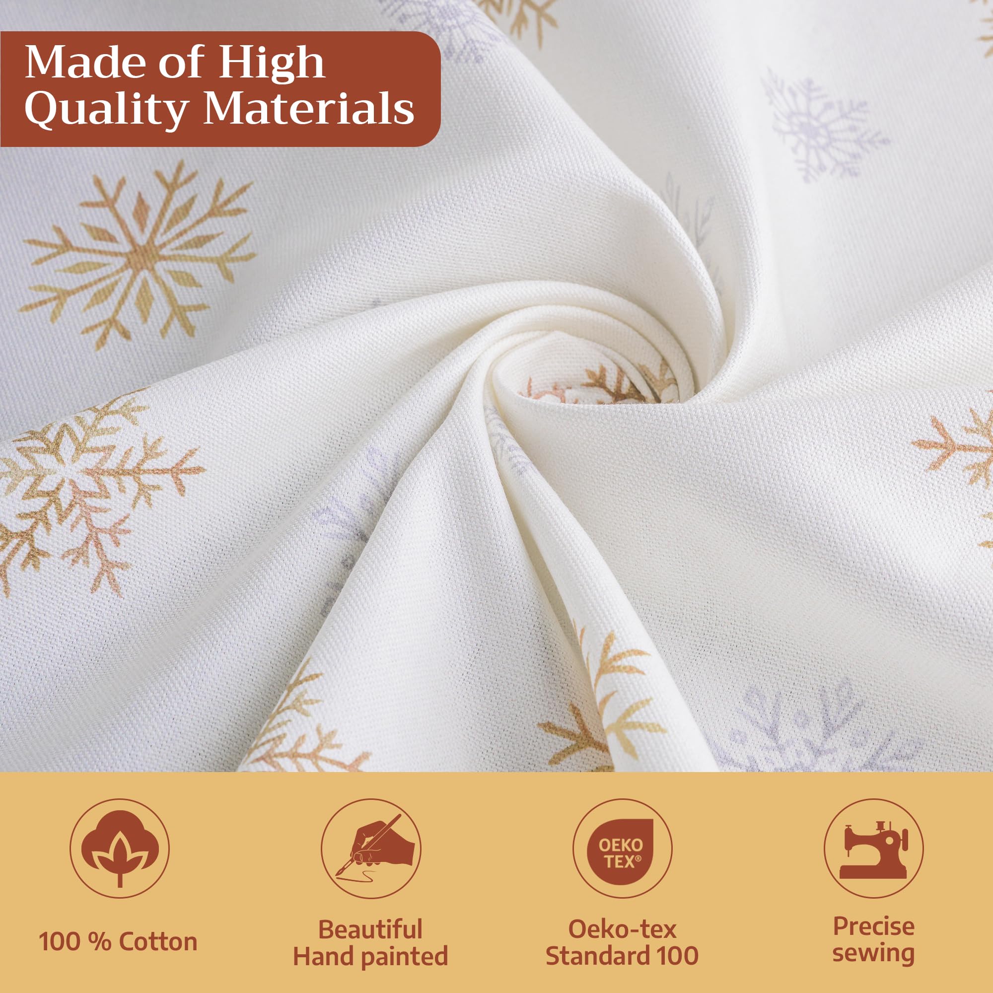 Maison d' Hermine tablecloth made of 100 percent cotton for everyday use.