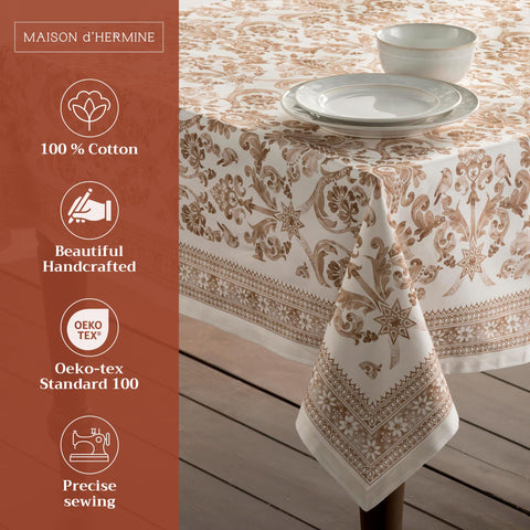 Maison d' Hermine 60x108 tablecloth ready for gatherings and celebrations