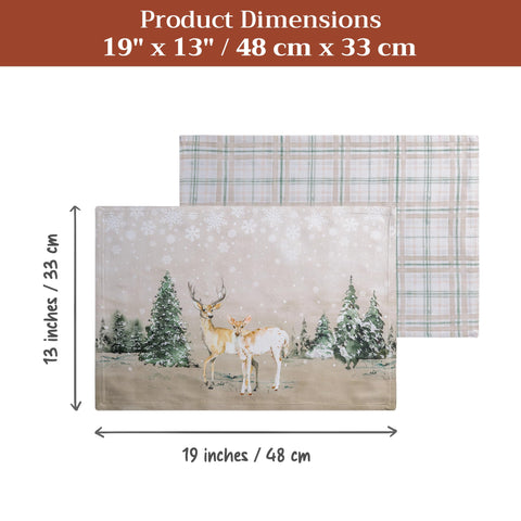 Maison d'Hermine washable placemats simplify cleanups after meals and celebrations.