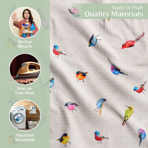 Maison d'Hermine watercolor pattern napkins add vibrant spring color to dining