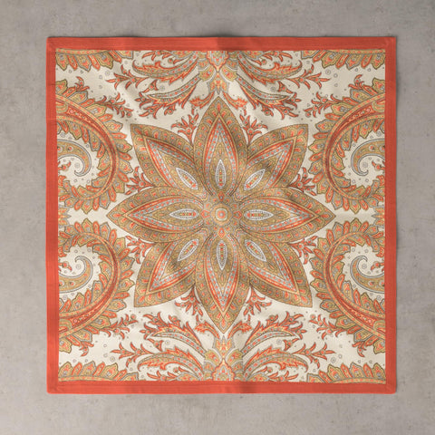 Maison d'Hermine napkins ready for Thanksgiving or Christmas tables.