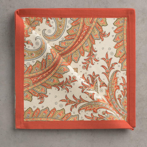 Maison d'Hermine napkin 20x20 inch square with European-inspired design.