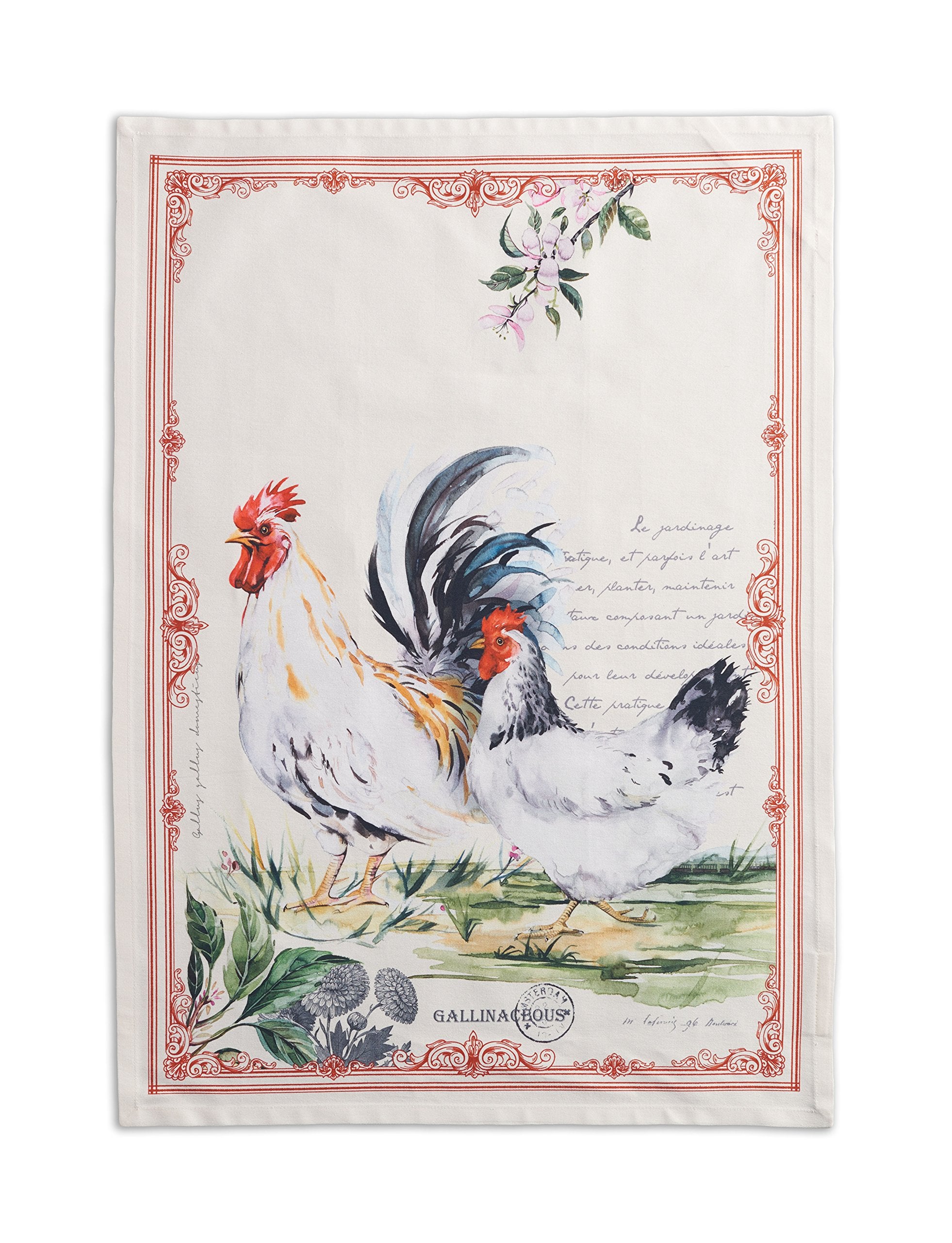 Maison d'Hermine kitchen towels set of 2, stylish daily-use textile for dishes.