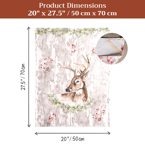 Europe-inspired design hand-painted artwork on each Maison d’Hermine towel.